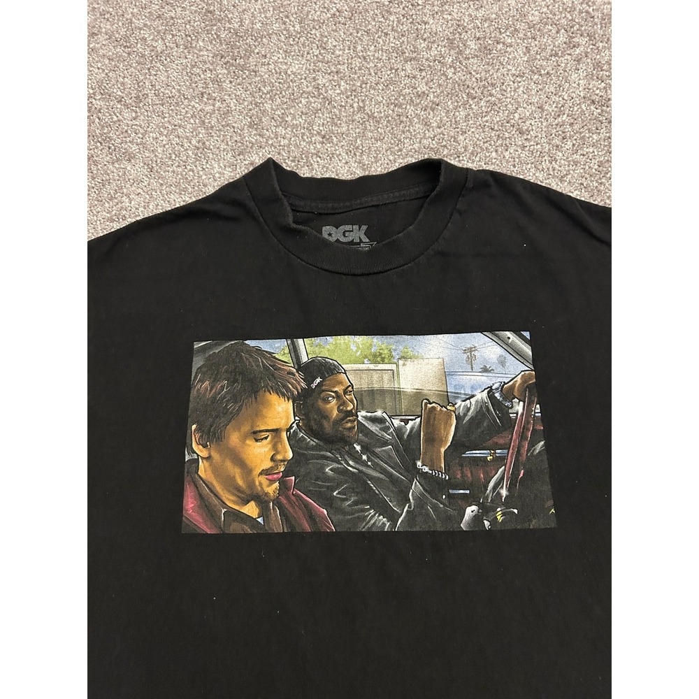 2000s DGK Training Day Graphic Tee Mens Medium Black Excellent Movie Scene Shirt